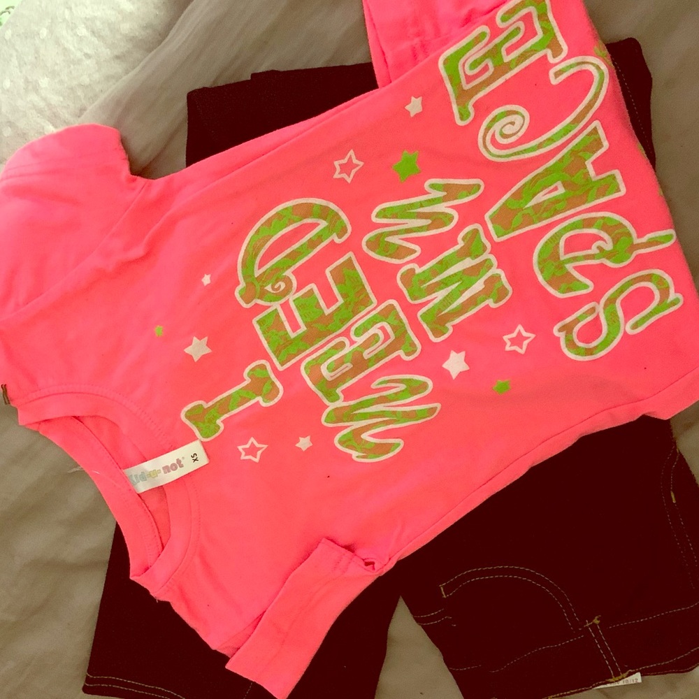 Girls top and jeans set